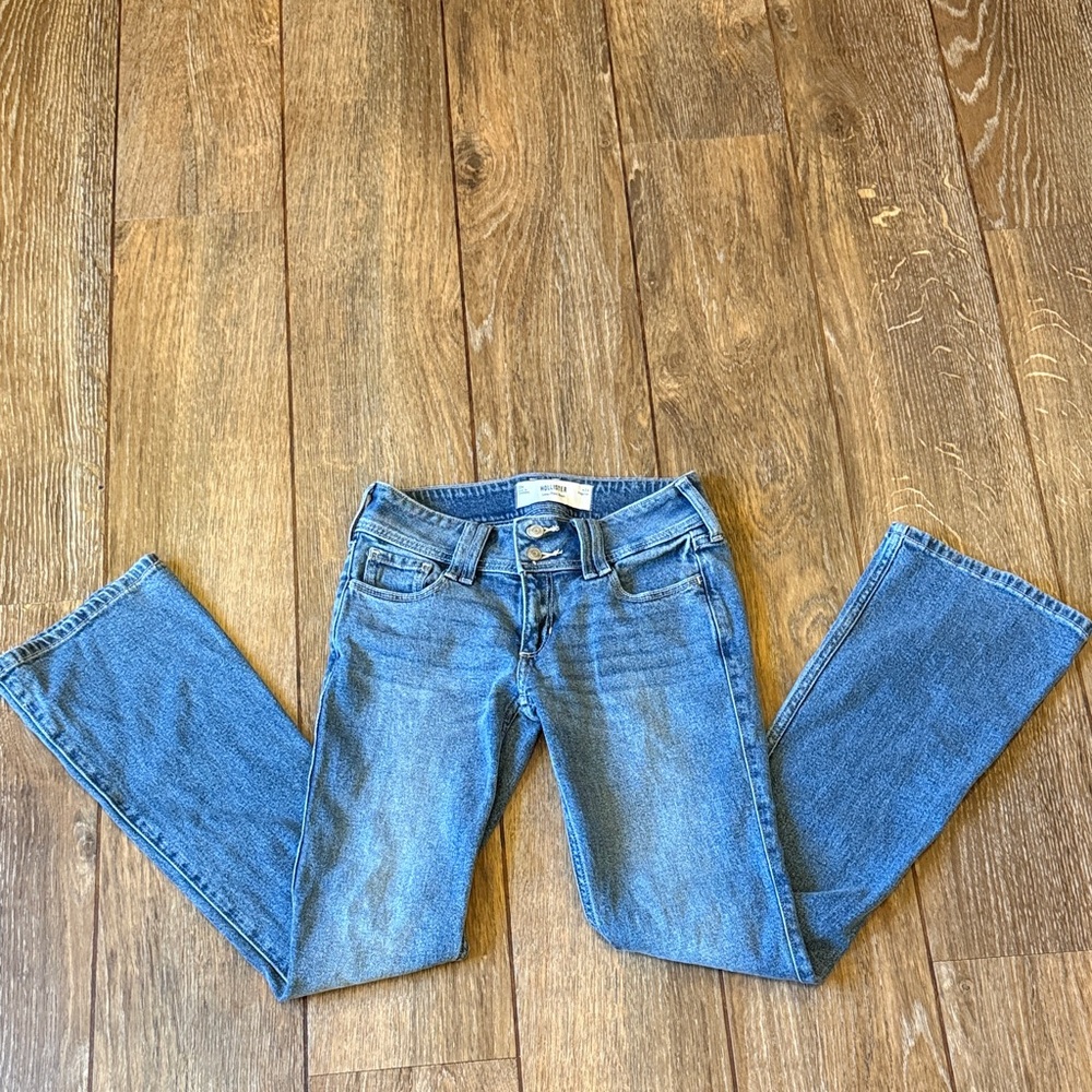 Low-Rise Bootcut Jeans